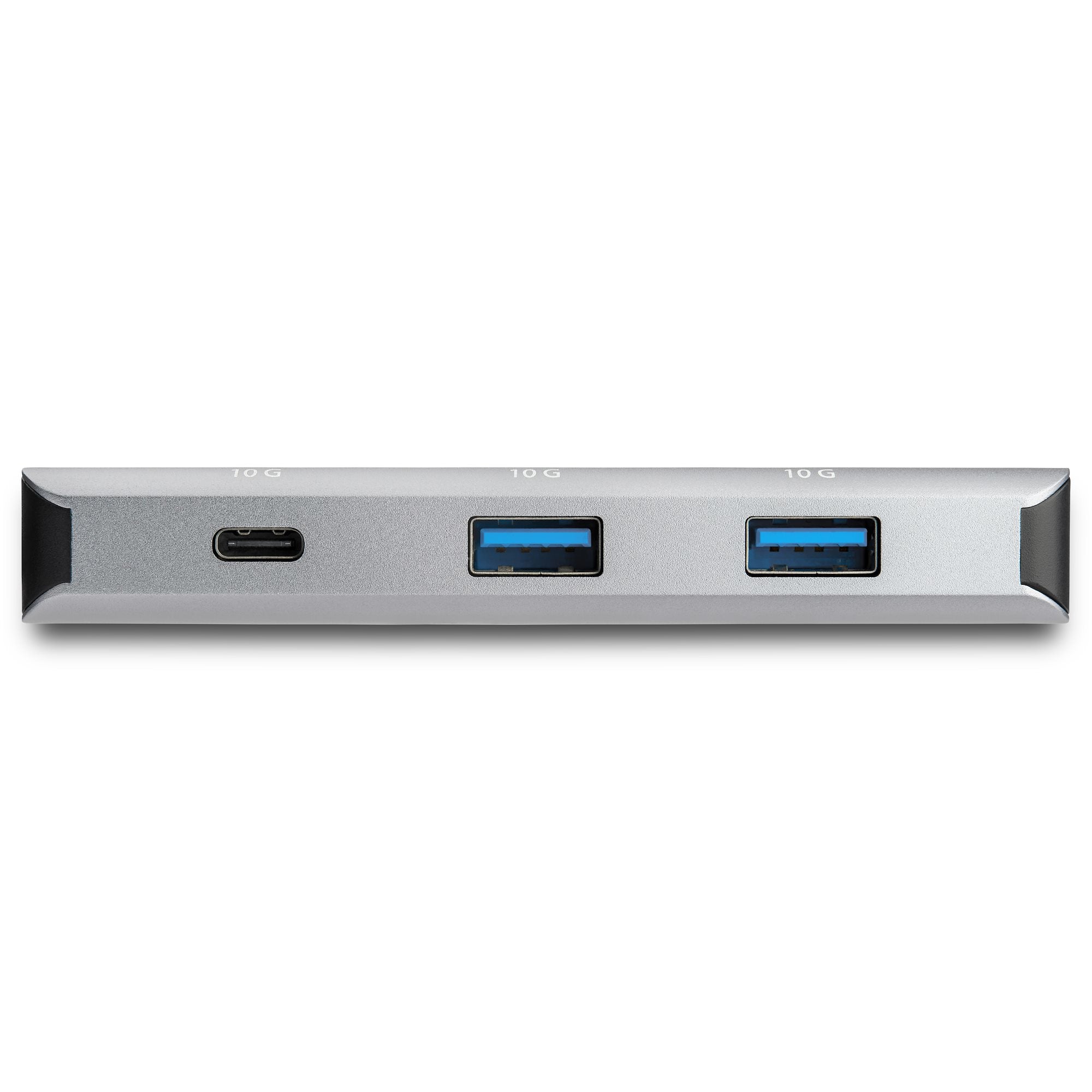 Hub USB-C a 4 porte con LAN - 3xA e 1xC
