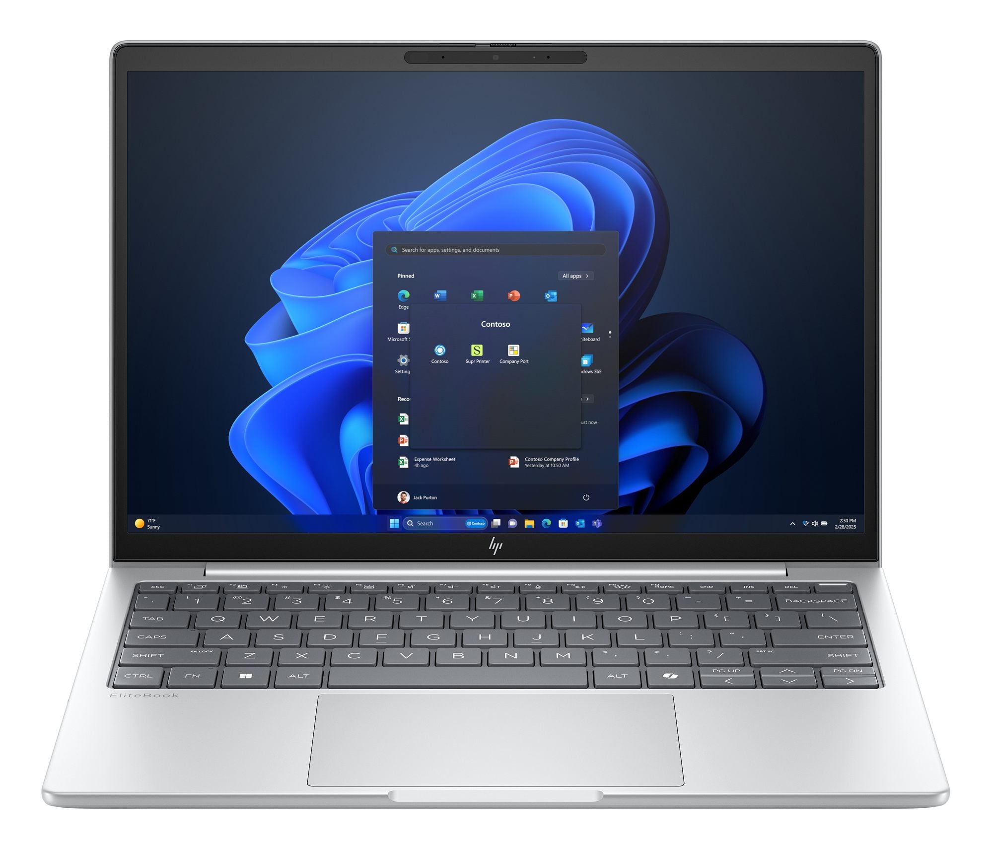 HP EliteBook 8 G1i IA Nouvelle génération Intel Core Ultra 5 225U 13.3p WUXGA 16Go 512Go SSD UMA W11P Copilot + PC 3/3/0