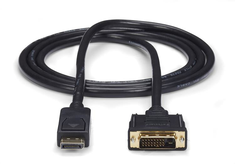 6 ft DisplayPort to DVI Cable - M/M