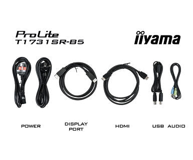 "iiyama ProLite T1731SR-B5 moniteur a écran tactile 43,2 cm (17"") 1280 x 1024 pixels une seule pression Noir"