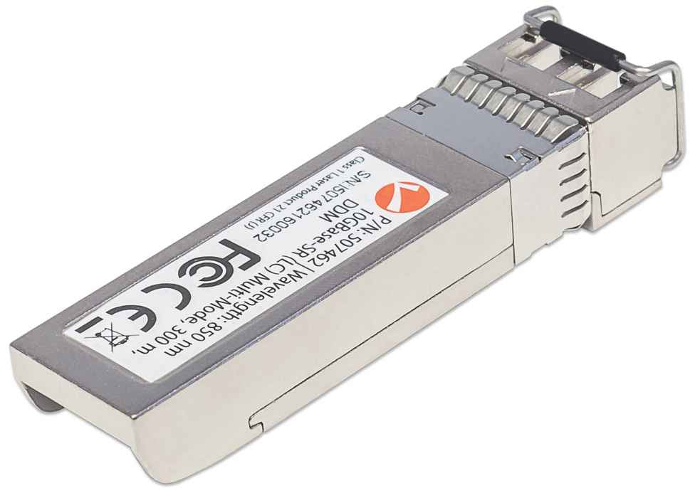 Intellinet 507462 module émetteur-récepteur de réseau Fibre optique 11100 Mbit/s SFP+ 850 nm