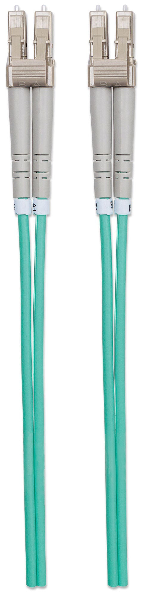 Intellinet 750080 câble de fibre optique 5 m LC OM3 Couleur aqua
