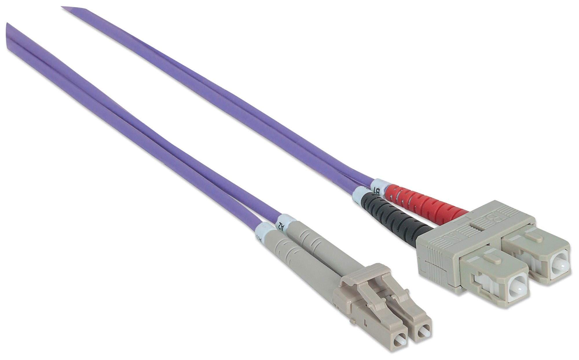 Intellinet 751049 câble de fibre optique 1 m LC SC OM4 Violet