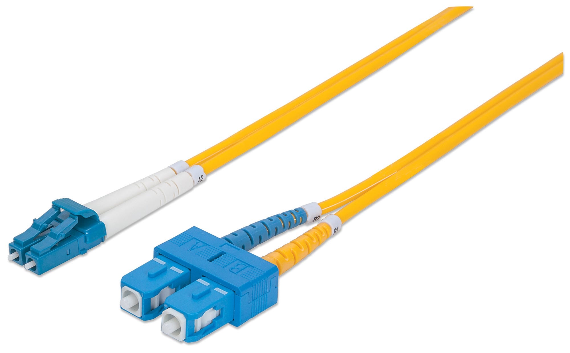 Intellinet 473729 câble de fibre optique 5 m LC SC OS2 Jaune