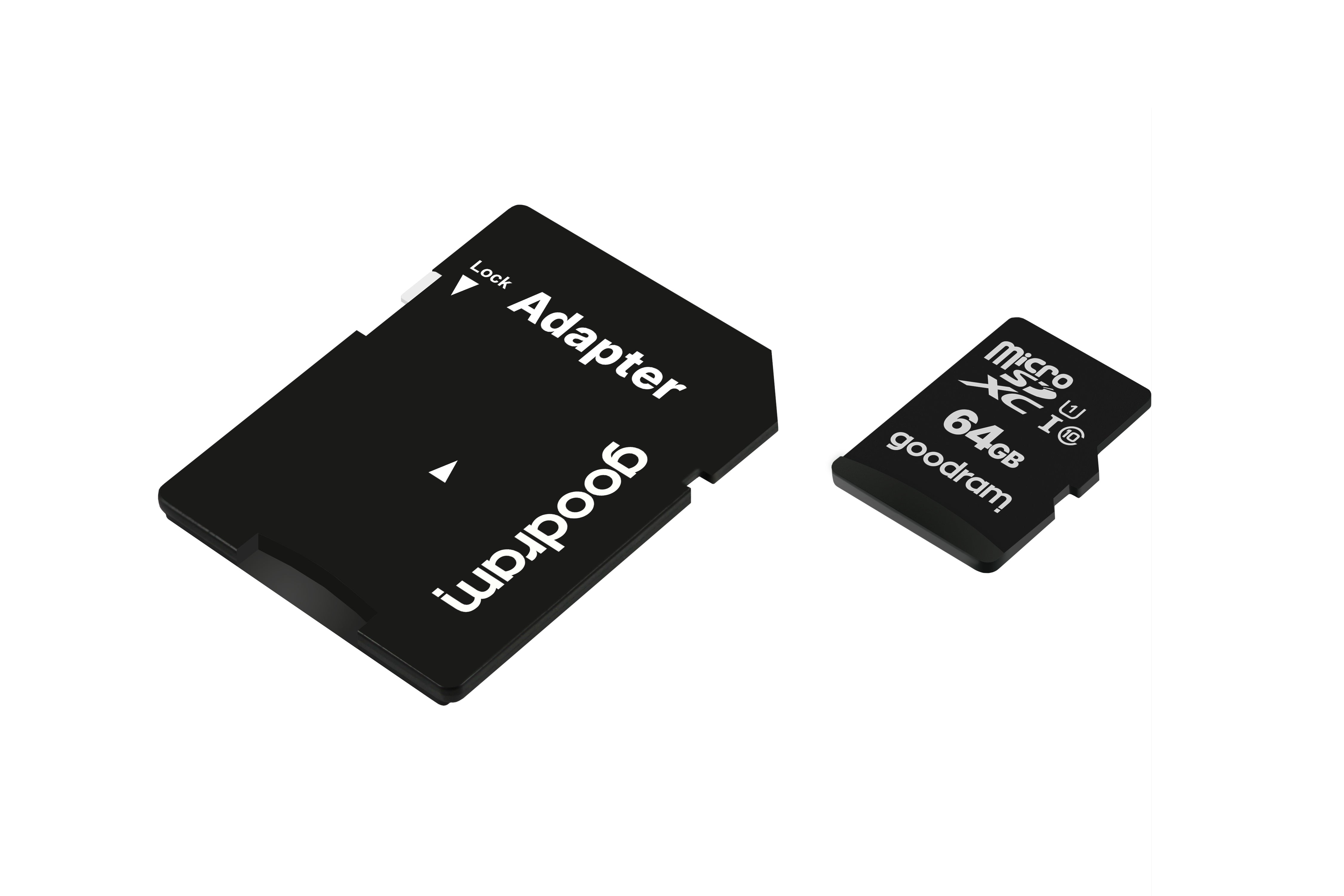 Carte Mémoire GoodRAM 64 Go (Avec Adaptateur carte SD)