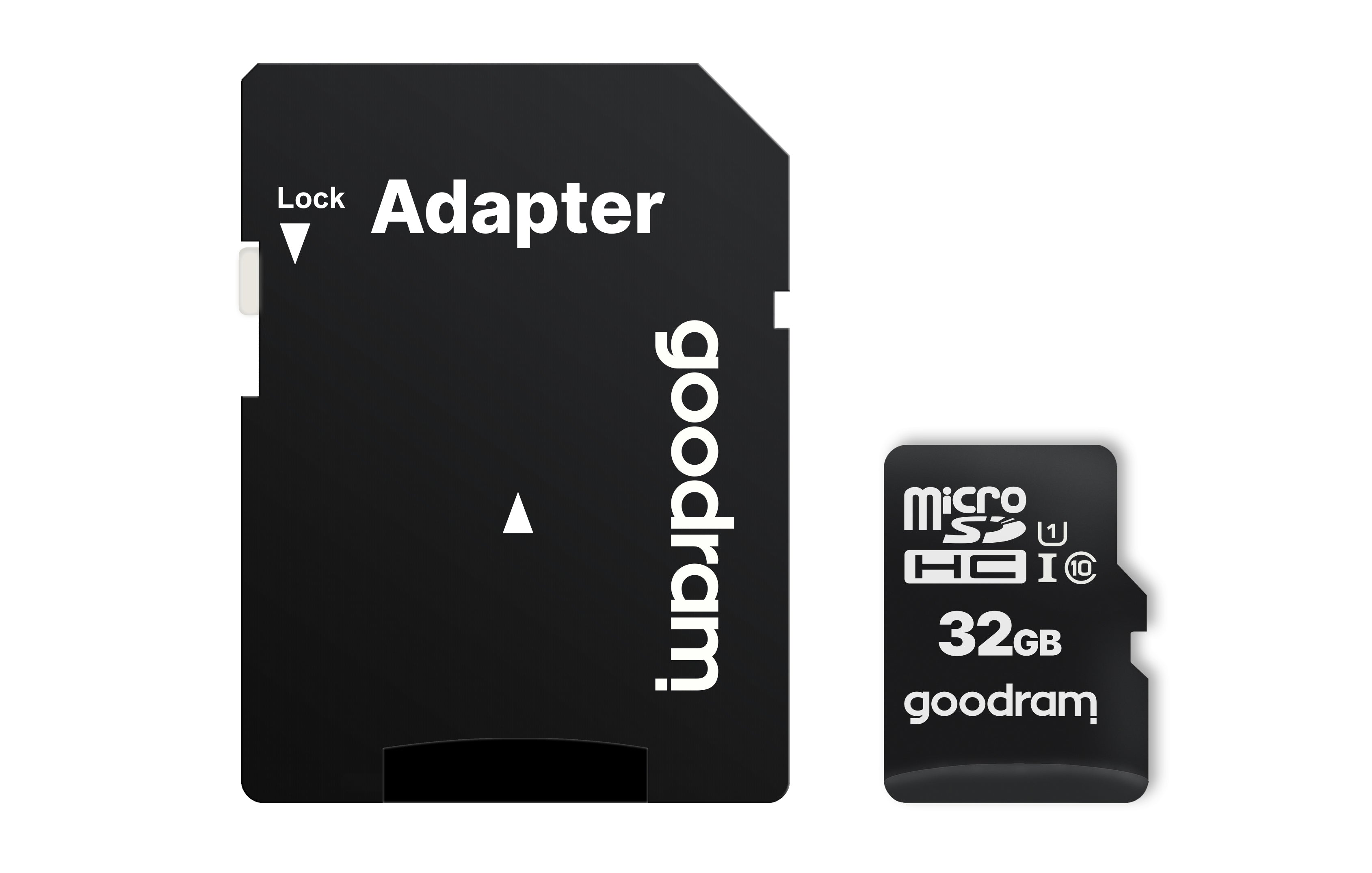 Carte Mémoire GoodRAM 32 Go (Avec Adaptateur carte SD)