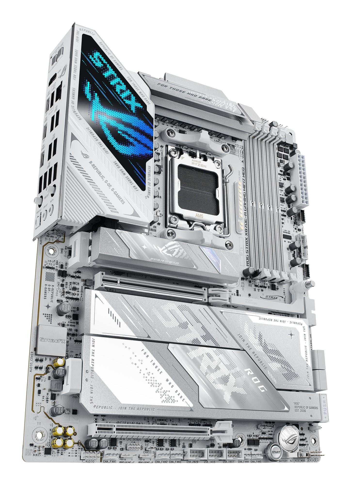 ASUS ROG STRIX X870E-A GAMING WIFI7 NEO ATX motherboard 4xDDR5 1xPCIe 5.0 4xM.2 1xHDMI 4xSATA