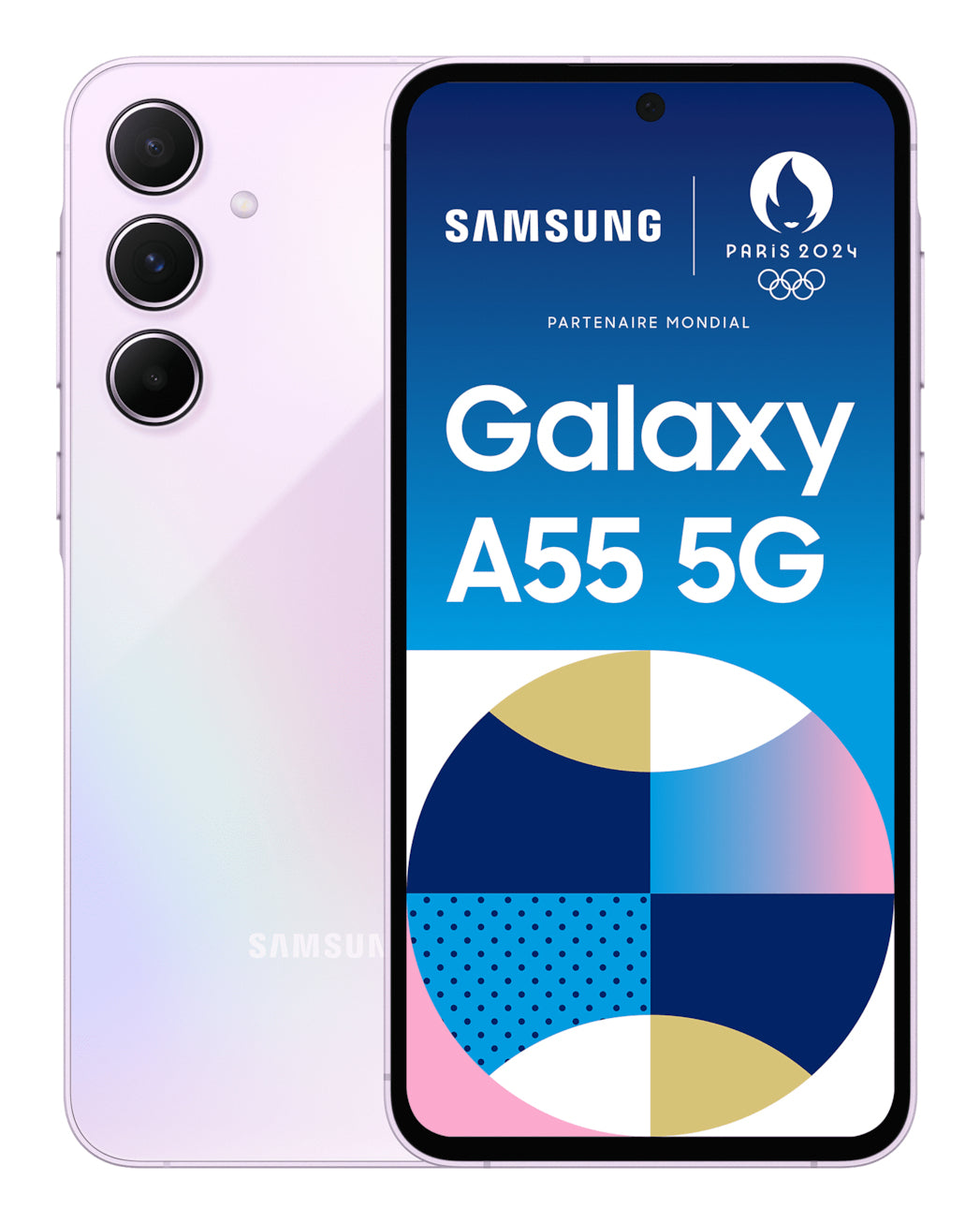 Samsung A556 Galaxy A55 5G (Double Sim - 6.6", 256 Go, 8 Go RAM) Rose
