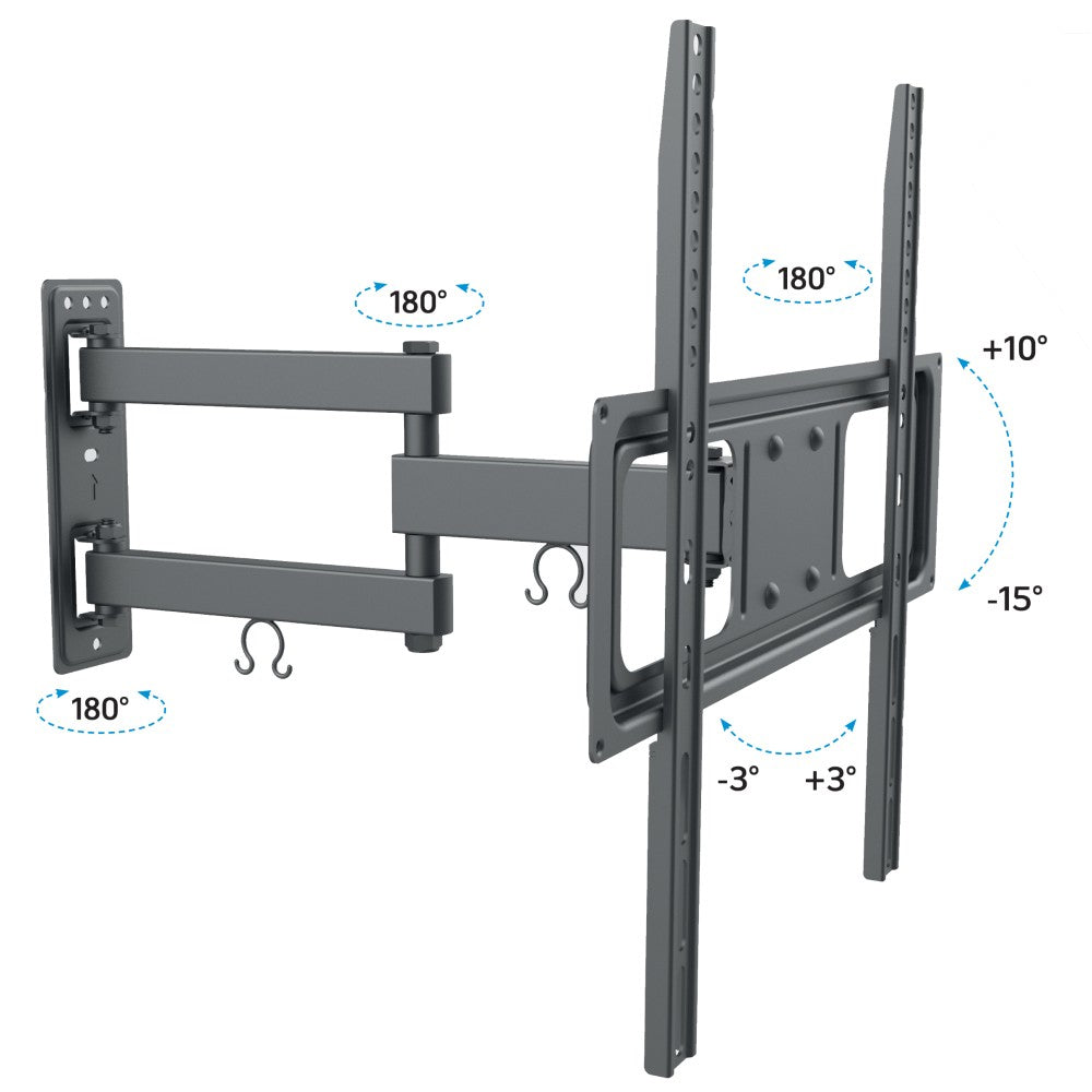 "Techly ICA-PLB 320MT Support mural pour TV 32-55"" LED/LCD 35kg pivotant inclinable"