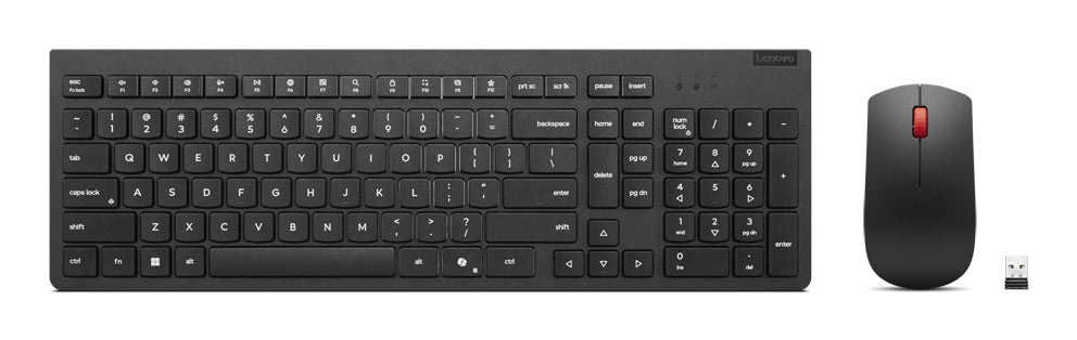 LENOVO Essential Wireless Combo Keyboard & Mouse Gen2 Black-French