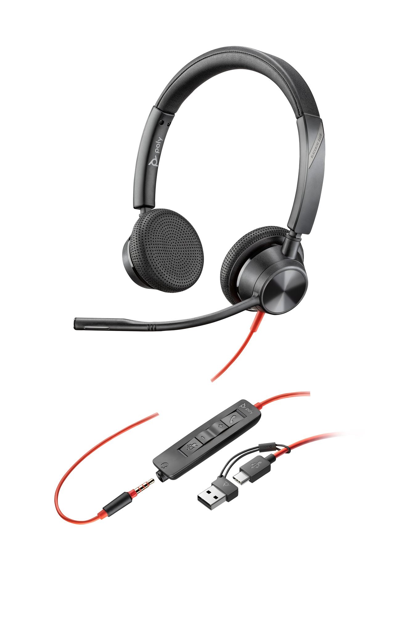 Poly BW 3325 USB-C HS+3.5mmP+USB-C/A