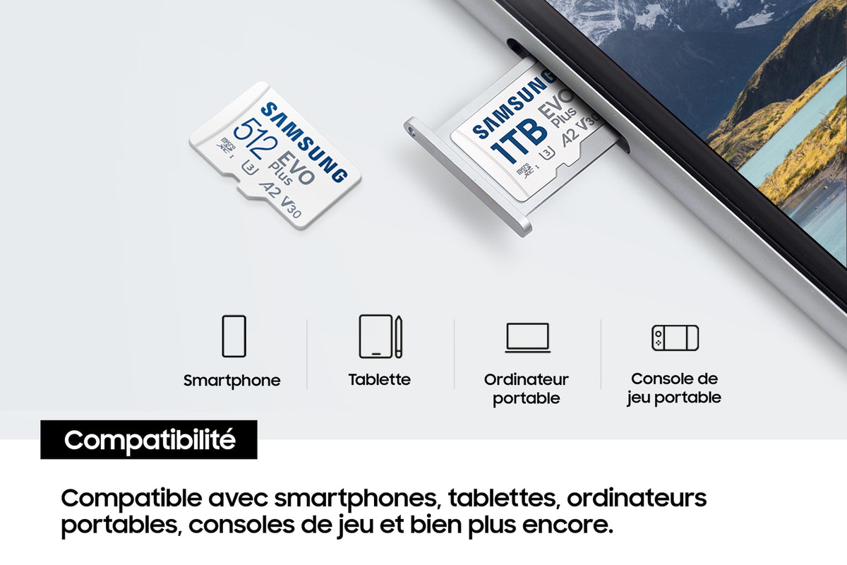 Micro SD EVO PLUS 2023 64GB+SD Adapter
