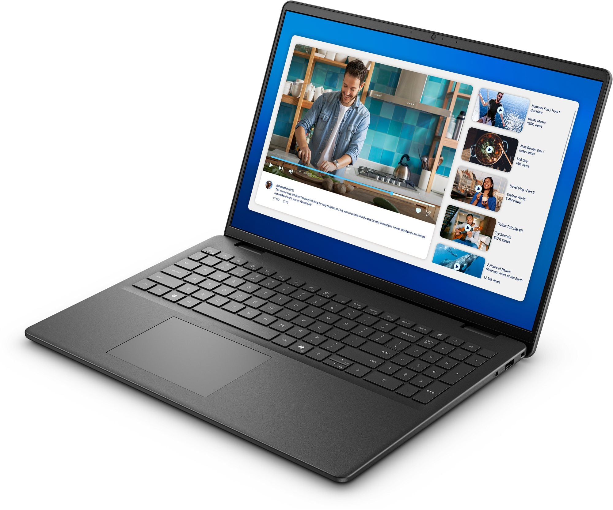 "DELL DC16250 Intel Core 7 150U Ordinateur portable 40,6 cm (16"") Full HD+ 16 Go DDR5-SDRAM 1 To SSD Wi-Fi 6 (802.11ax) Windows 11 Pro Noir"
