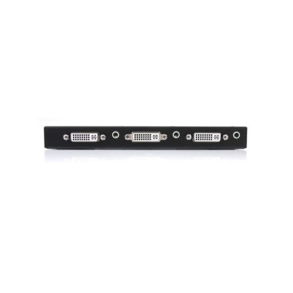 2 Port DVI Video Splitter with Audio