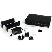 4 Port DVI Video Splitter with Audio
