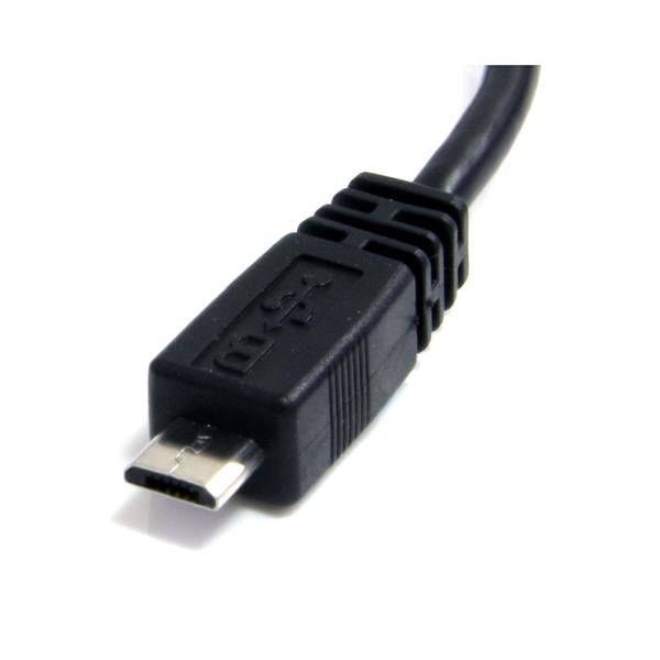 6in Micro USB Cable - A to Micro B - M/M