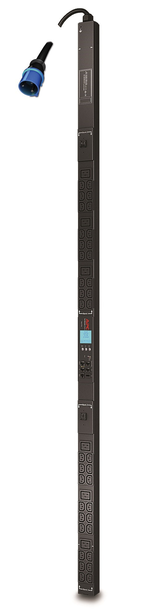 APC Metered Rack PDU ZeroU 2G Rack AC 200/208/230V input IEC 60309 32A oc 42 power IEC 60320 C13 IEC 60320 C19 0U BK