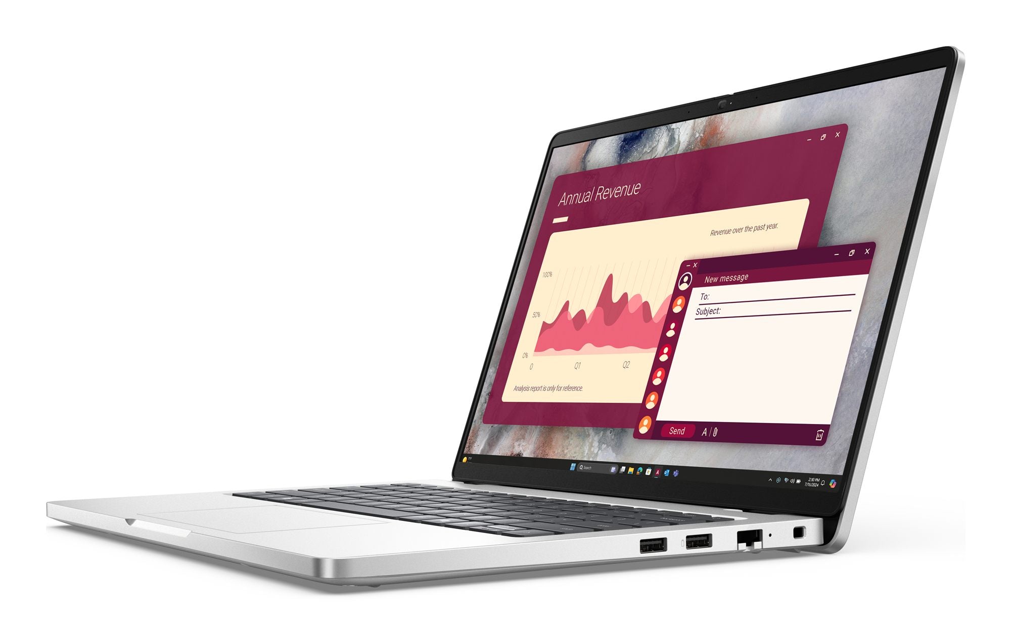 "DELL Pro 14 PC14250 Intel Core Ultra 7 255U Laptop 35.6 cm (14"") Full HD+ 32 GB DDR5-SDRAM 512 GB SSD Wi-Fi 6E (802.11ax) Windows 11 Pro Czech, Slovakian Silver"