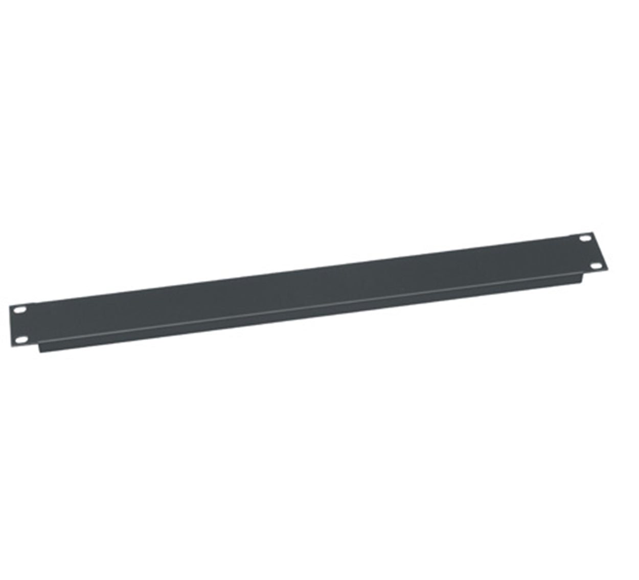 Middle Atlantic 1 RU Flanged Steel Blank Rack Panel - Black