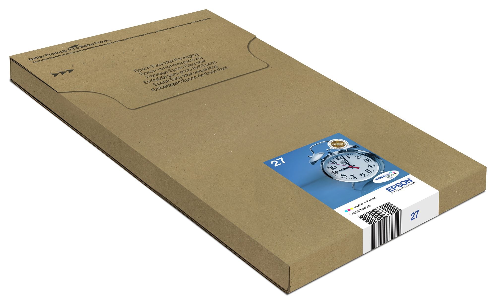 EPSON 1LB Multipack 3-clr 27 DURABrite Ultra Ink EasyMail