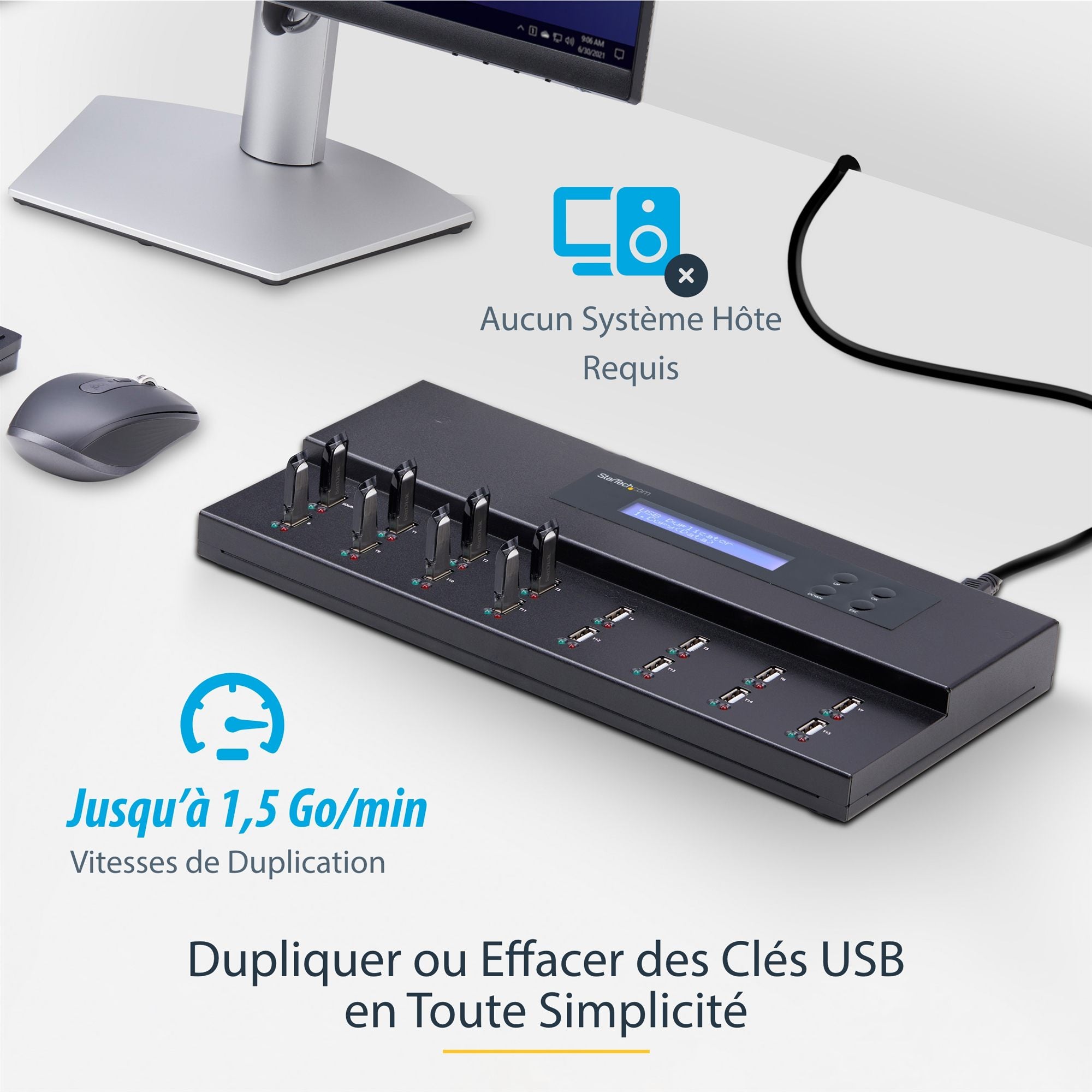StarTech.com USB Duplicator/Eraser - 1:1
