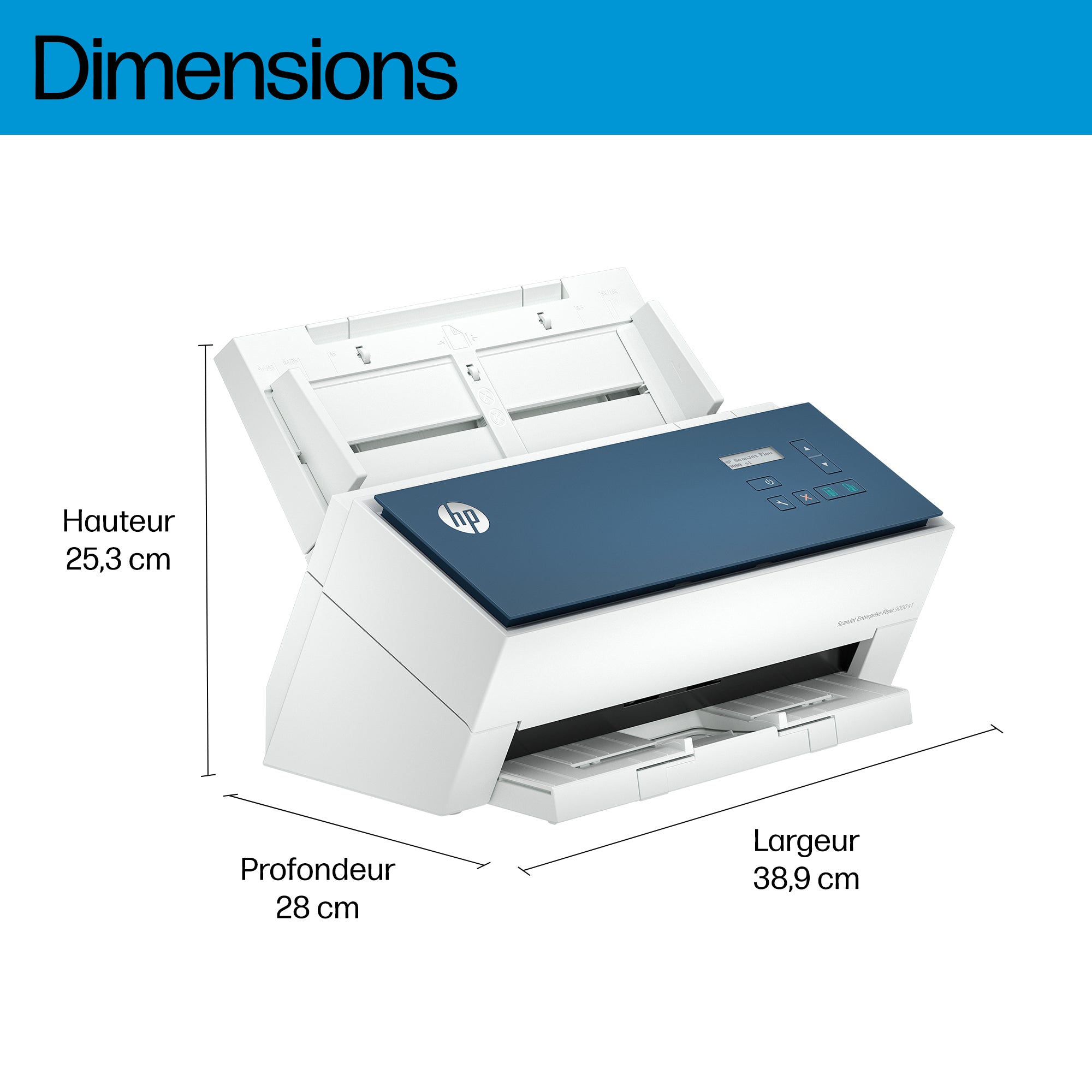 HP ScanJet Enterprise Flow 9000 s1 Scanner 80ppm/160ipm