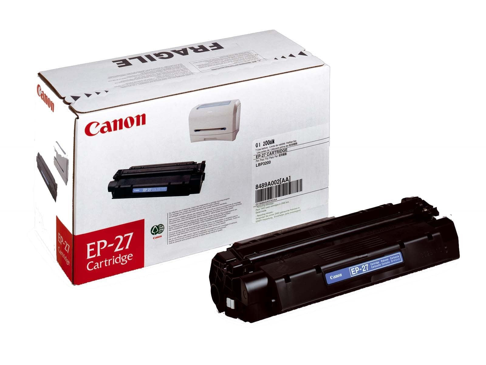 CANON EP-27 cartouche de toner noir haute capacité 2.500 pages pack de 1