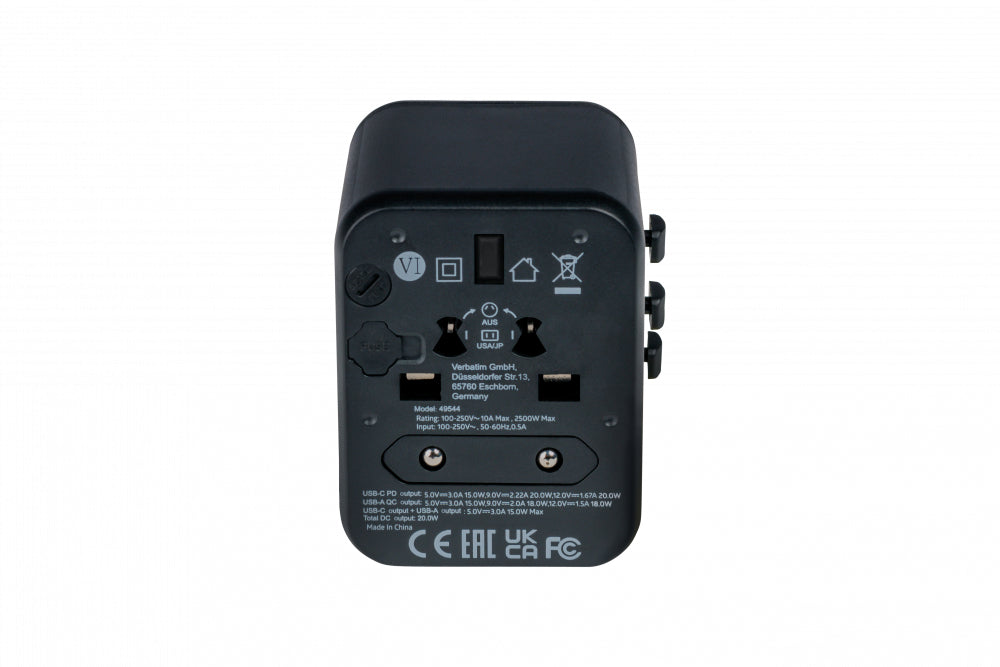 Verbatim Universal Travel Adapter UTA-02