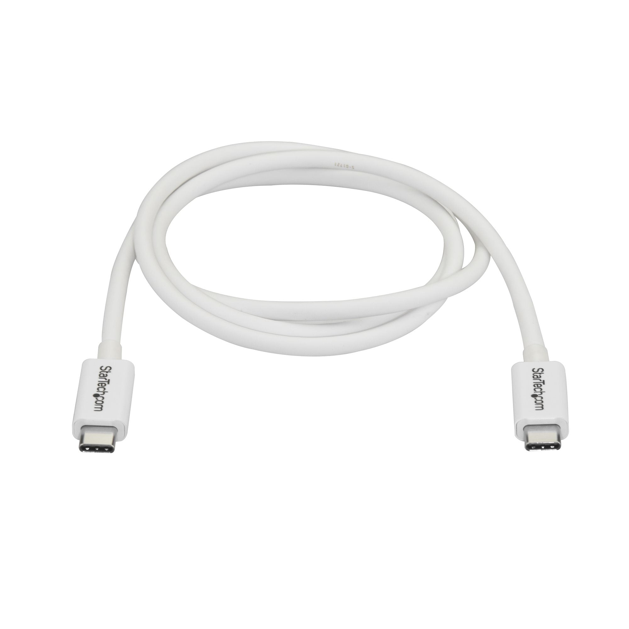 1m Thunderbolt 3 Cable 20Gbps - White