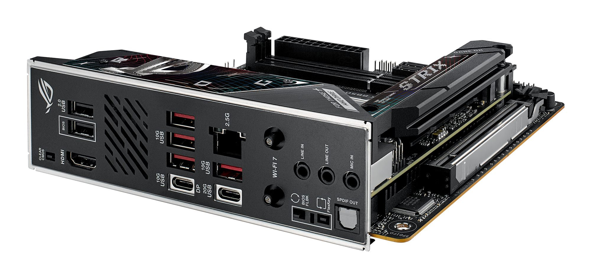 ASUS ROG STRIX B850-I GAMING WIFI AM5 DDR5 ATX MB 1xHDMI 2xM.2 2xSATA