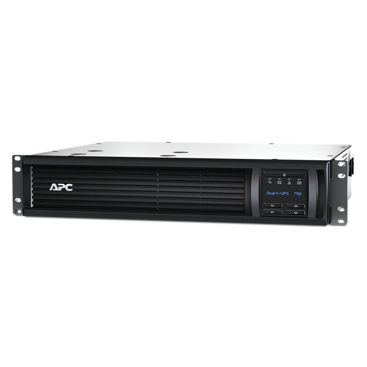 APC Smart-UPS 750VA LCD RM UPS Rack AC 230V 500Watt 750VA Ethernet RS-232 USB oc 4 2U BK with APC UPS Network Management Card