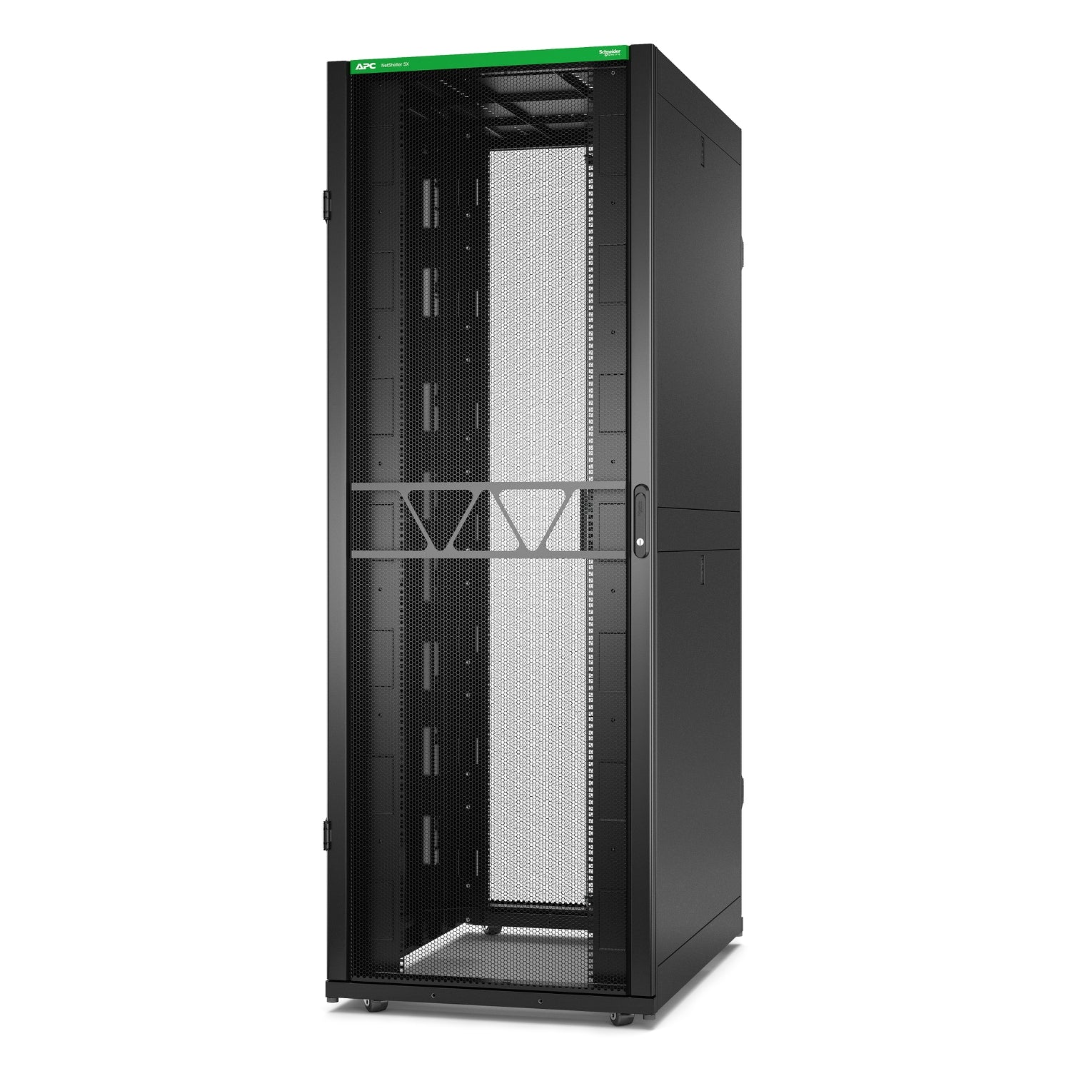 APC NetShelter SX Gen 2 Rack cabinet 2258H x 800W x 1200D mm with Sides floor-standing Black 48U 19 TAA Compliant
