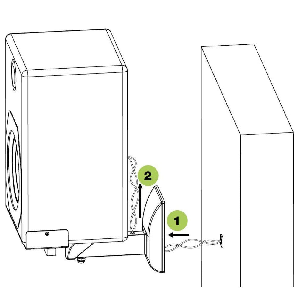 Support de haut-parleur a pince Techly ICA-SP SS201 X2