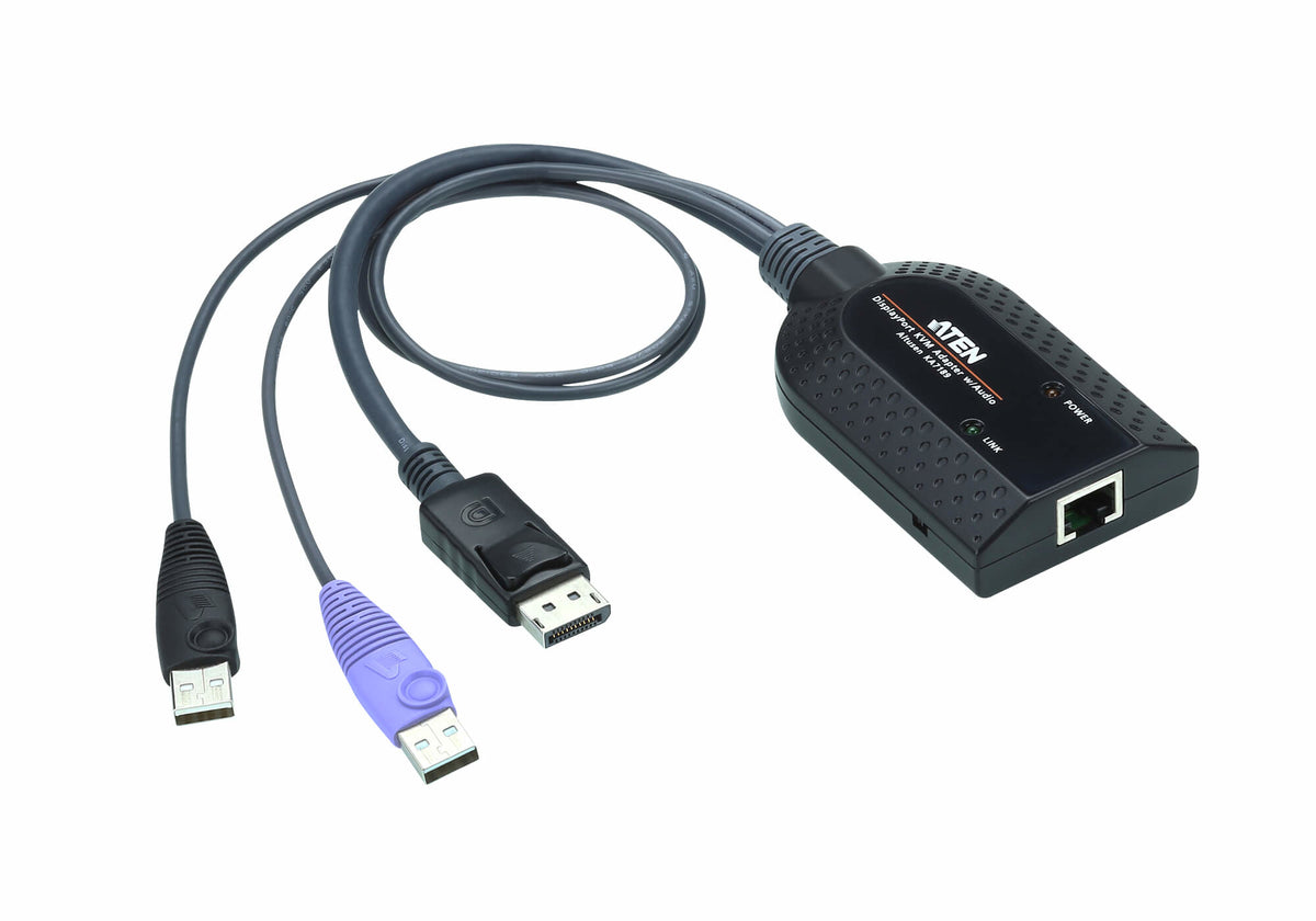 ATEN KA7189 câble kvm Noir, Violet