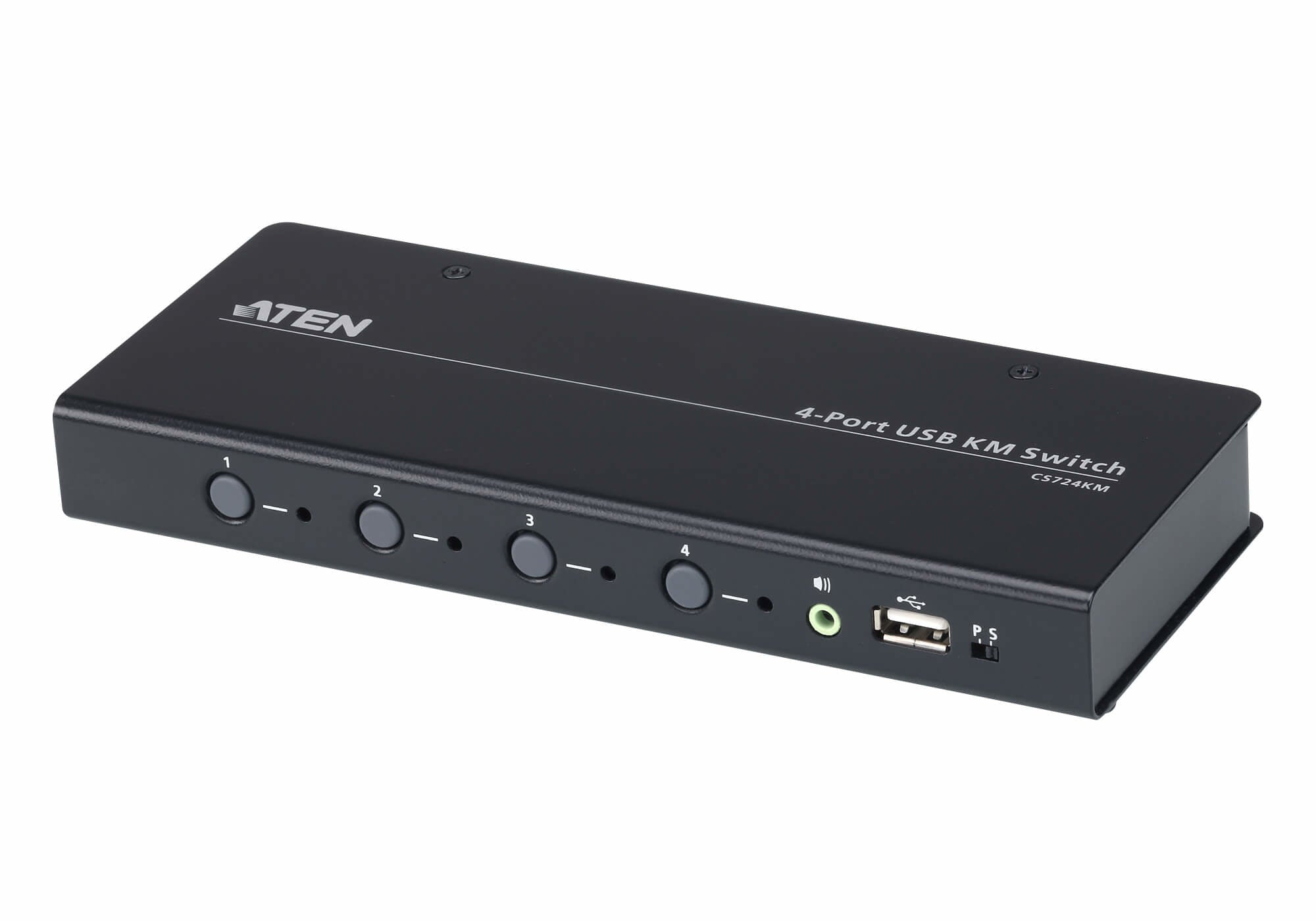 ATEN CS724KM-AT commutateur écran, clavier et souris Noir