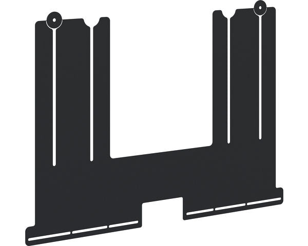 Universal soundbar mount for floor stand
