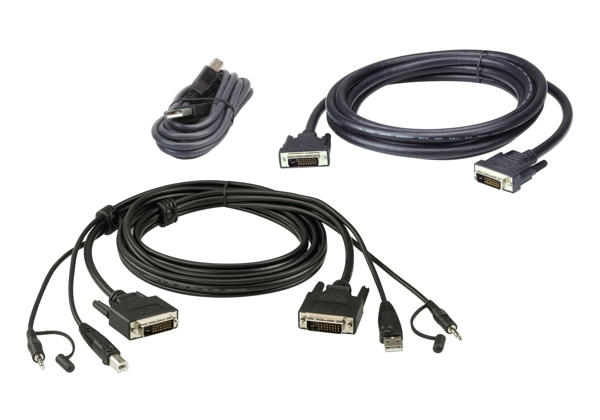 ATEN 2L-7D03UDX5 câble kvm Noir