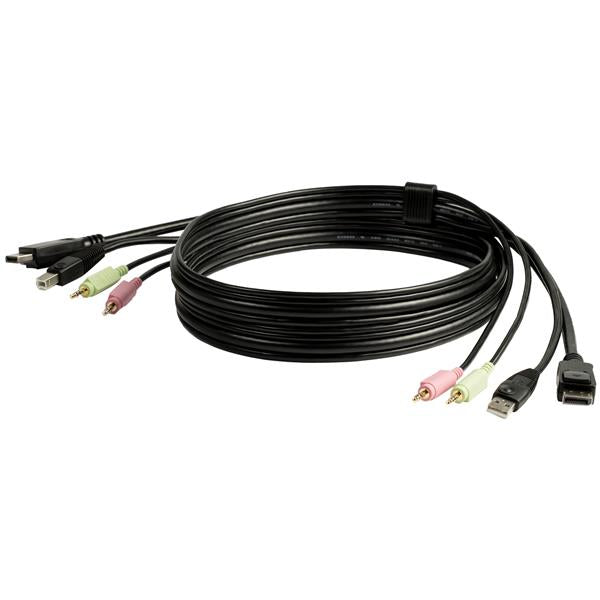 4-in-1 USB DisplayPort KVM Switch Cable