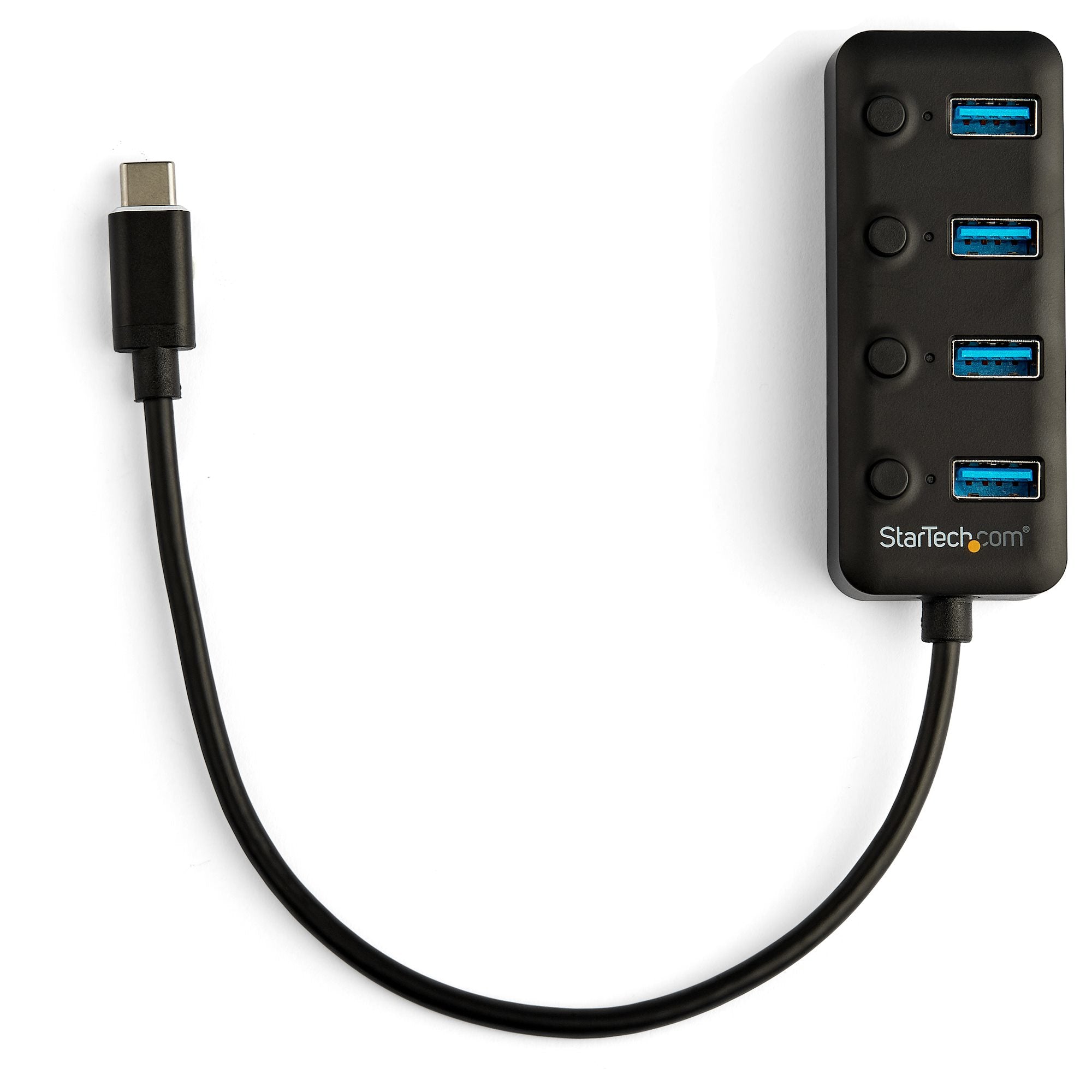 Hub - USB C 4-Port with On/Off Switches
