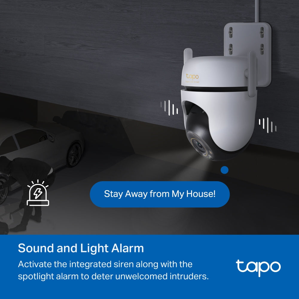 TP-LINK Outdoor Pan/Tilt Security Wi-Fi Camera