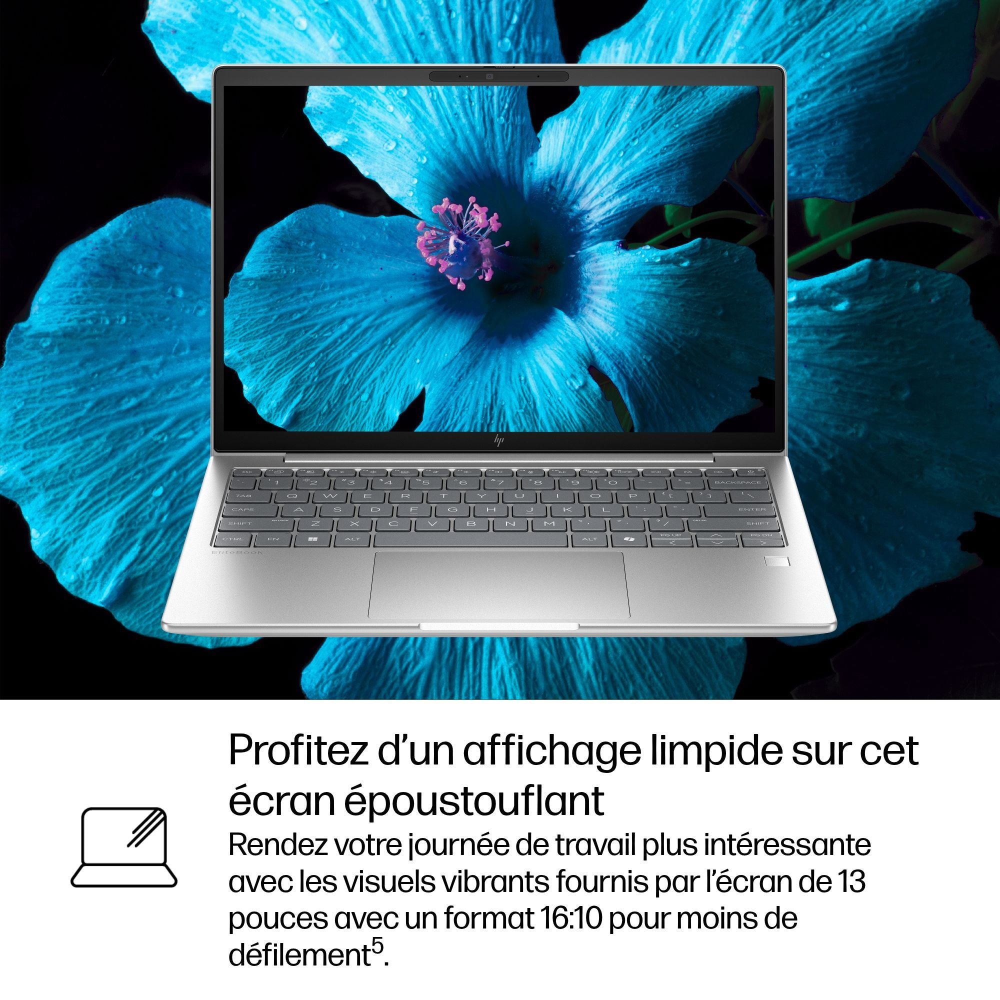 HP EliteBook 6 G1i Intel Core Ultra 5 225U 13.3p WUXGA 16Go 512Go SSD UMA W11P Copilot + PC 1/1/0