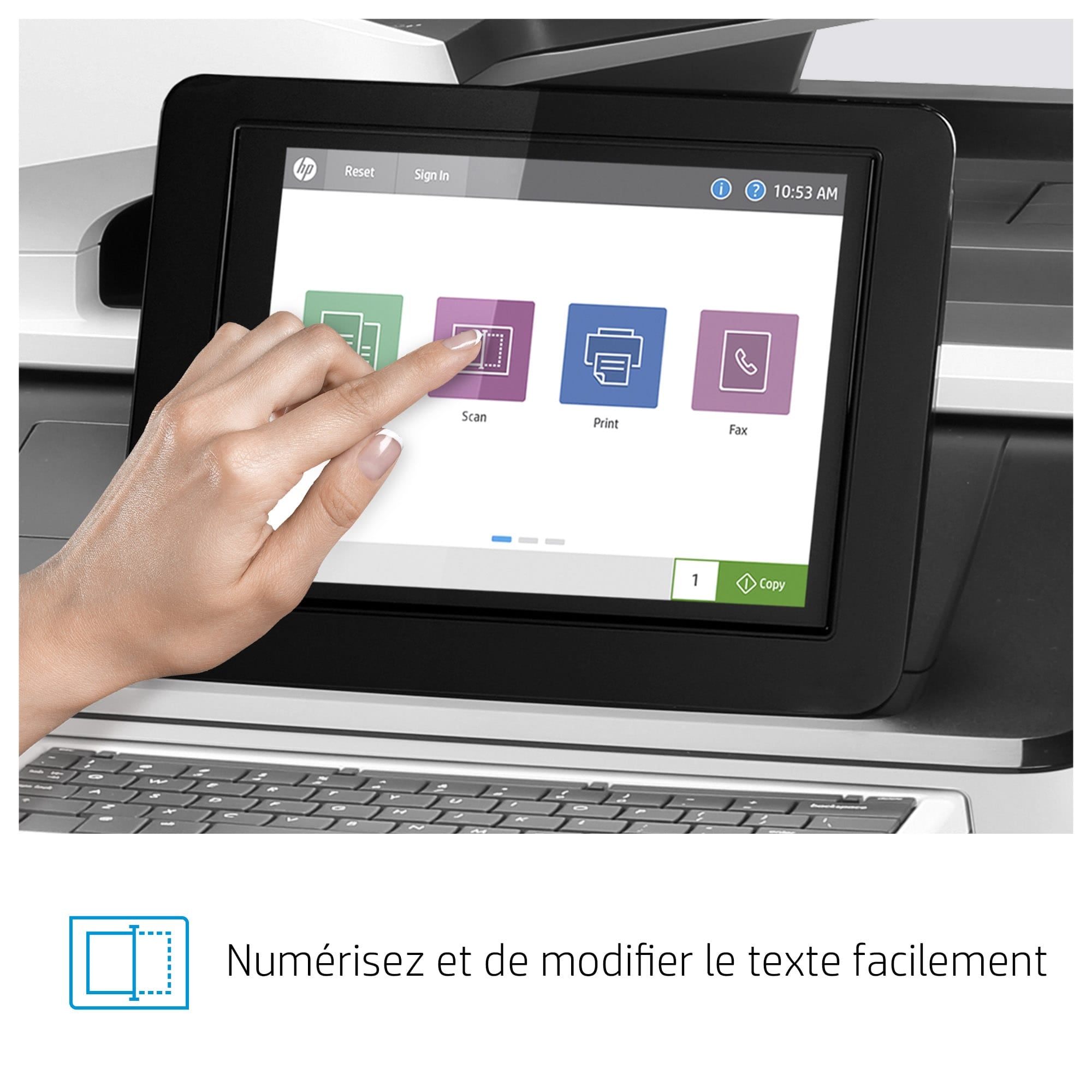 HP LaserJet Enterprise Flow MFP M776z MFP colour laser 297x864mm 46ppmcopy 46ppmprint 2300 sheets USB 2.0 LAN Wi-Fi USB 2.0