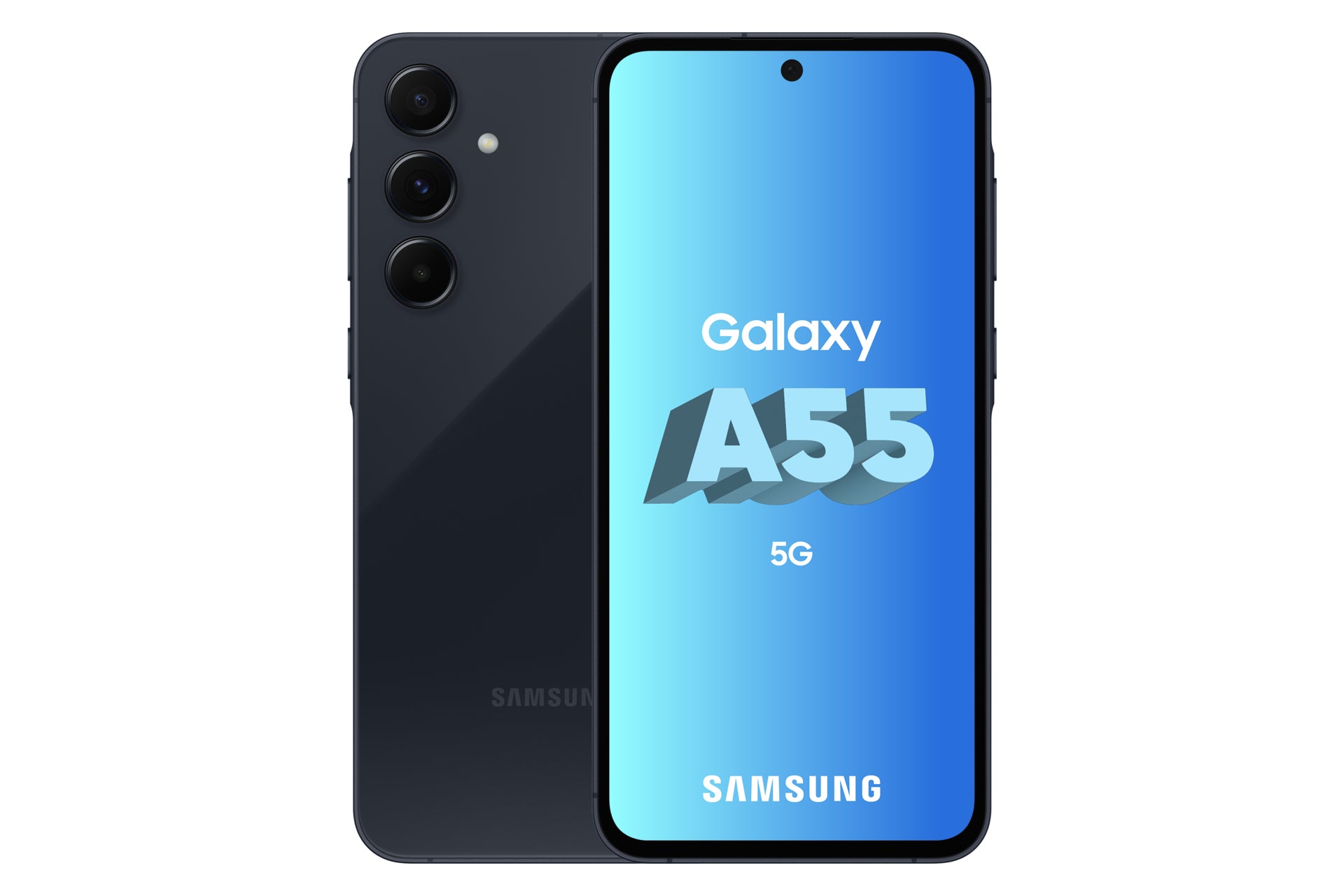 Samsung A556 Galaxy A55 5G (Double Sim - 6.6", 256 Go, 8 Go RAM) Bleu Nuit