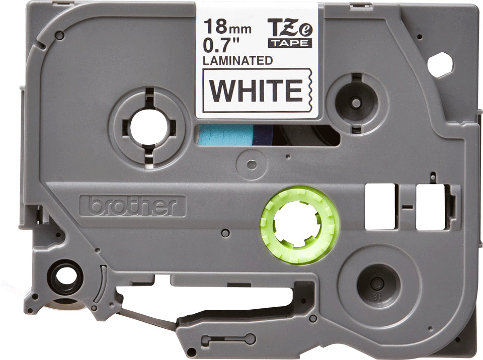 BROTHER P-TOUCH TZE-241 noir sur blanc 18mm pièce