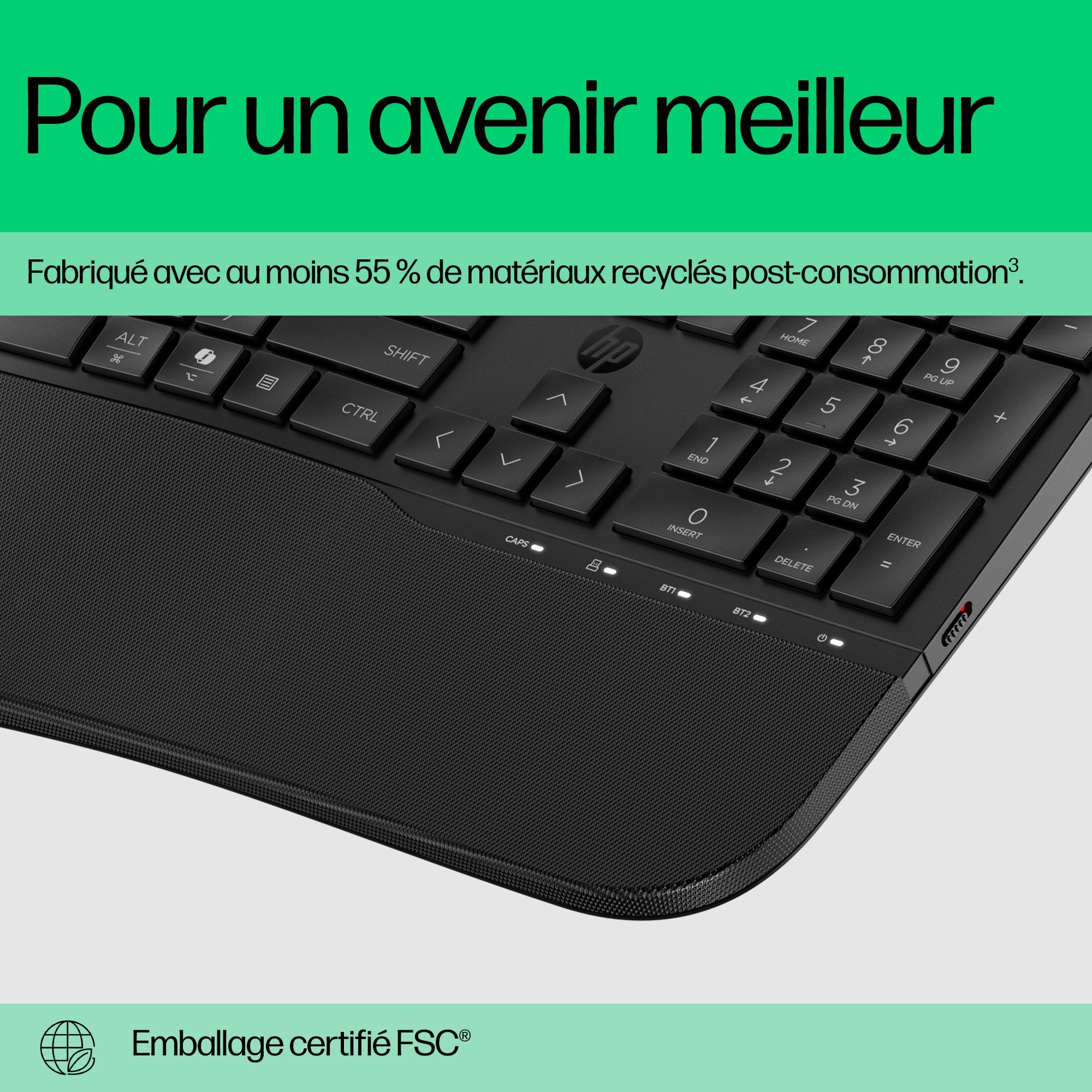 HP 680 CFT Dual-Mode KBD EMEA-INTL Engli