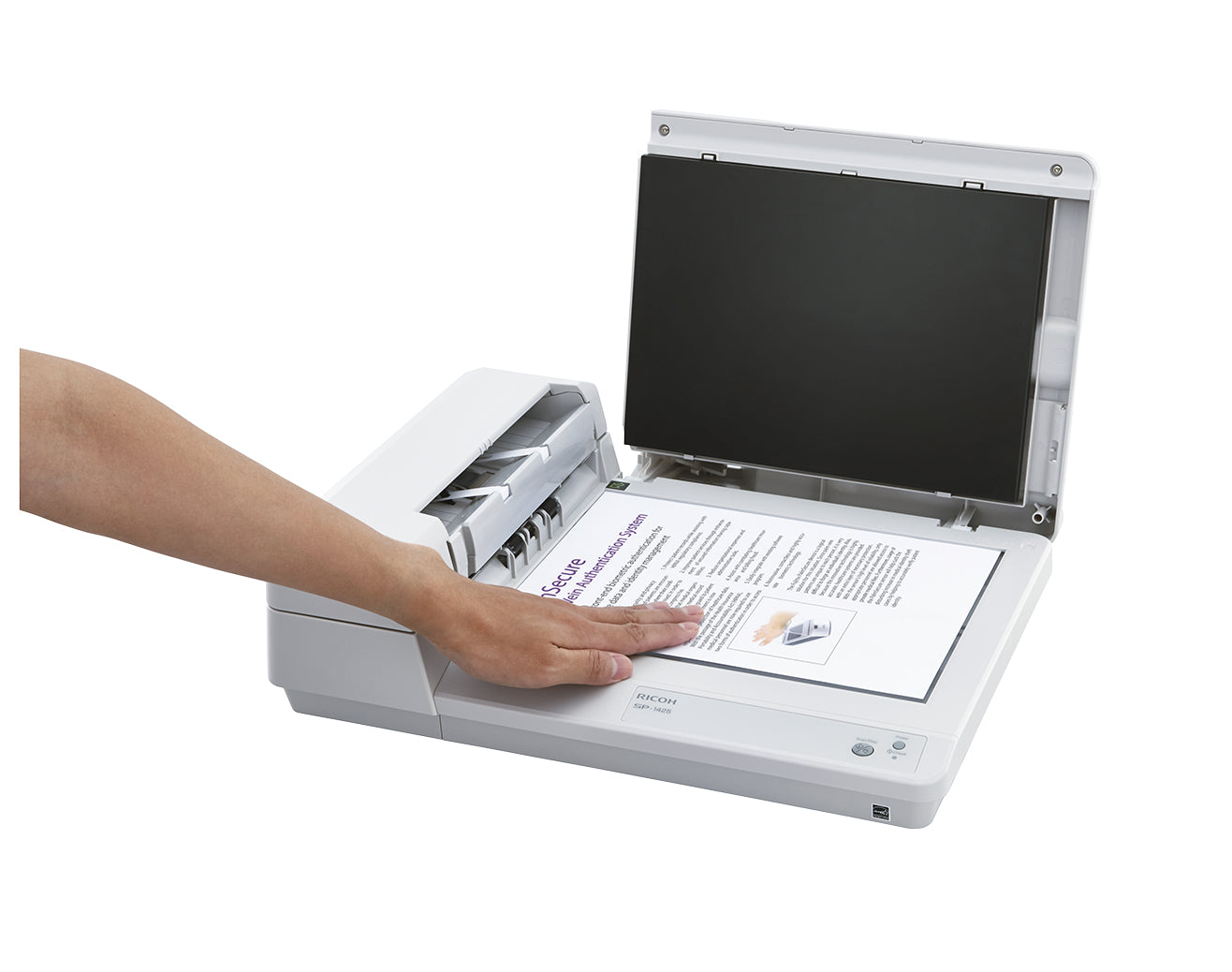 RICOH SP-1425 Scanner 25 ppm 50 ipm A4 Duplex color USB 2.0 PaperStream Capture