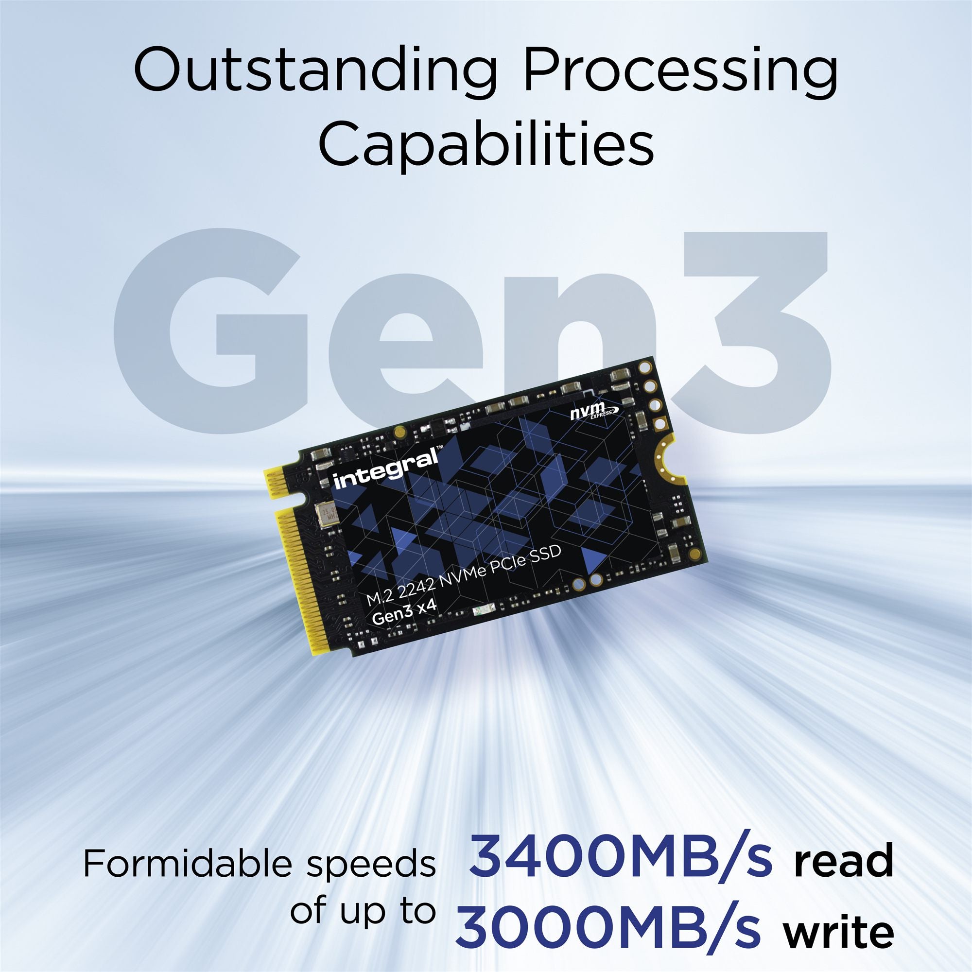 256GB SSD M.2 2242 NVME 1.3 PCIe Gen3 x4