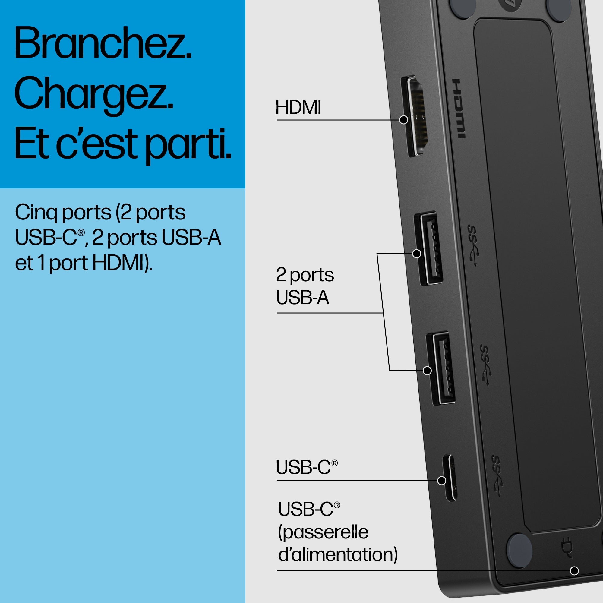 HP USB-C Travel Hub G3 EMEA-INTL EN Loc-