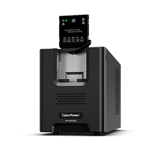 CyberPower PR1000ELCD alimentation d'énergie non interruptible 1 kVA 900 W 8 sortie(s) CA
