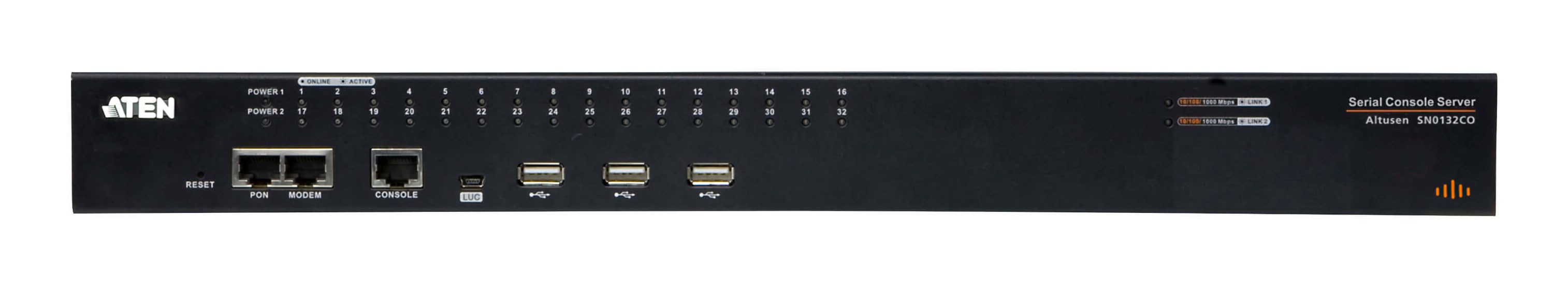 ATEN PREMIUM SN0132CO Serveur console 32P Série Dual-Alim/IP